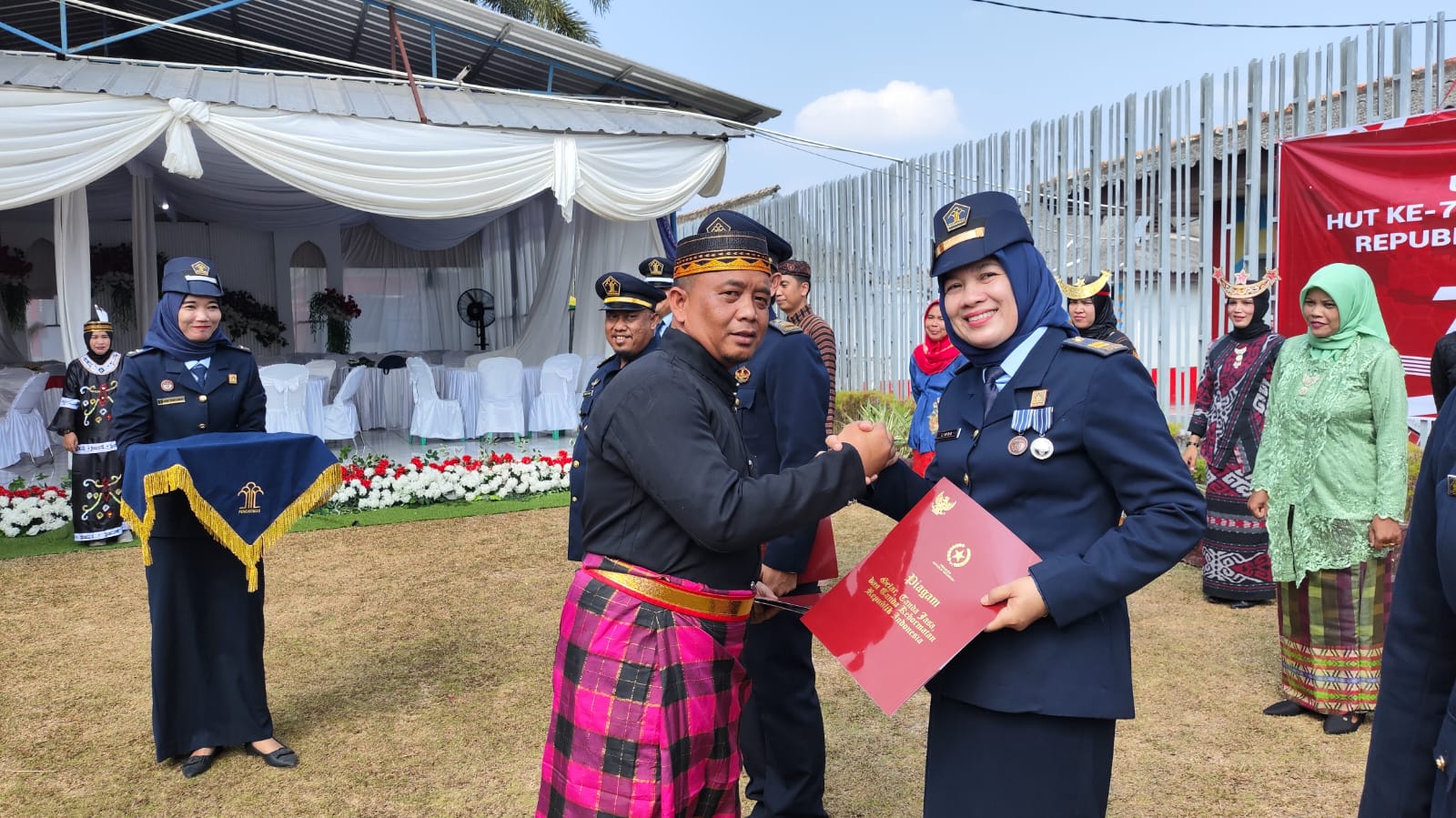Peringati HUT Ke 78 Kemerdekaan Republik Indonesia, Rutan Prabumulih Kemenkumham Sumsel Gelar Upacara Bendera