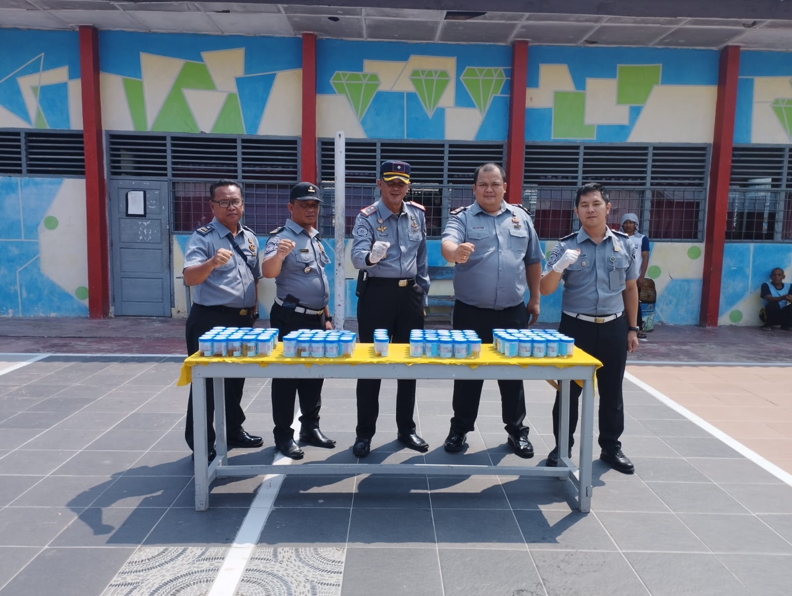 Rutan Prabumulih Lakukan Tes Urine Mandiri WBP