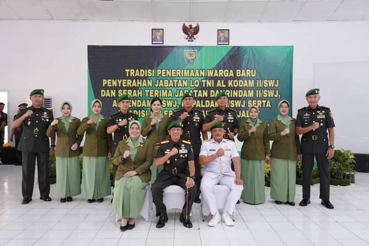Pangdam II/Swj Pimpin Sertijab 3 Pejabat Kodam, Ini Nama-namanya