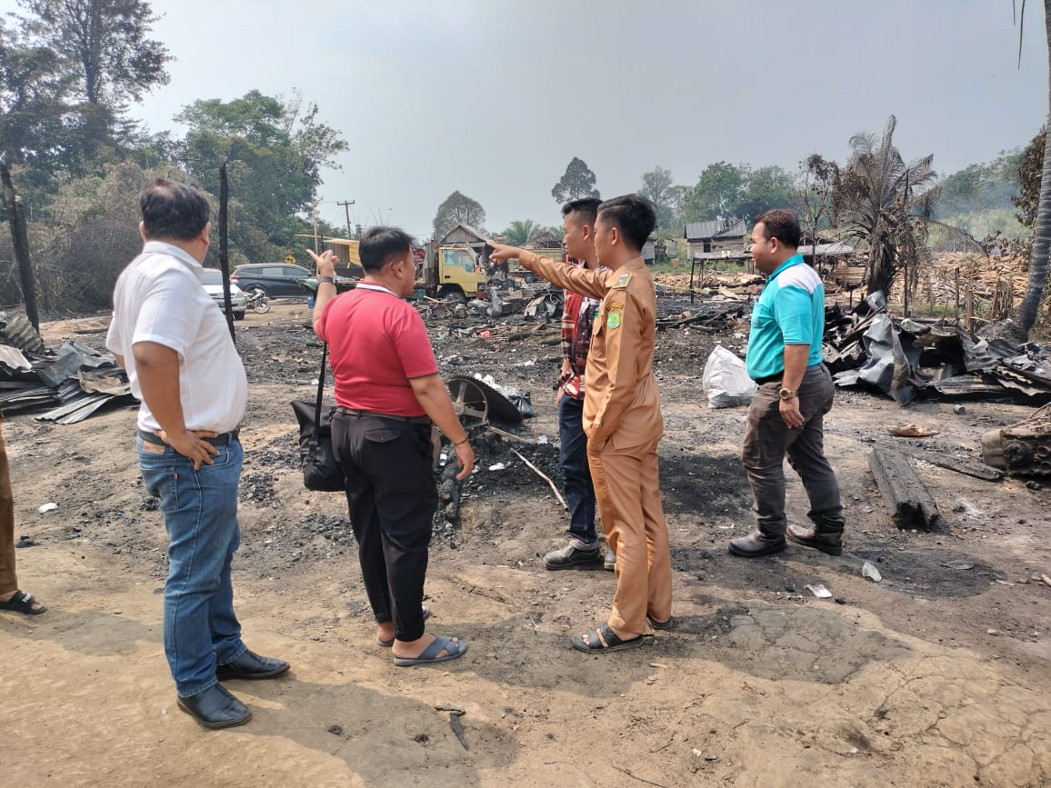 Kebakaran Hebat di Desa Saut, 16 Rumah, 3 Truk dan 5 Sepeda Motor Warga Ludes Dilalap Api 