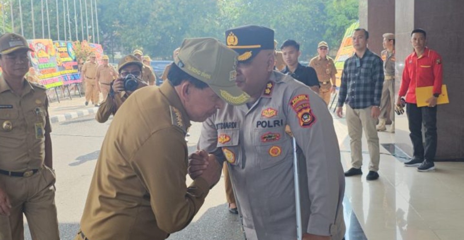 Resmi Pj Wako Elman, Pj Sekda Aris Apriadi