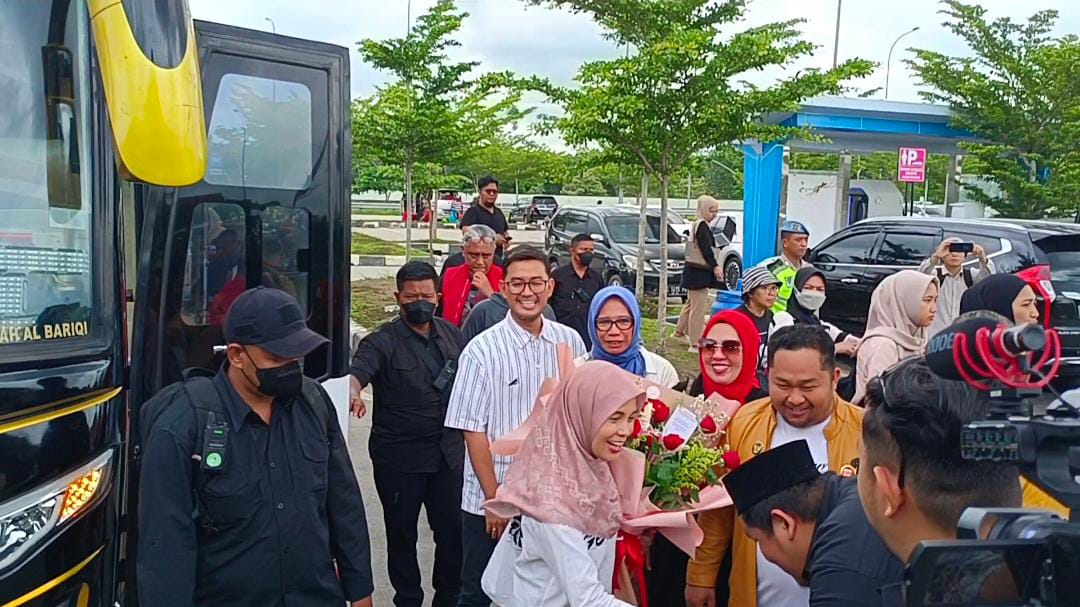 Pertama, Kunjungi Sumsel, Istri Capres Ganjar Bersilaturahmi ke Pedamaran OKI, Sempat Dengarkan Keluhan Ini dari Masyarakat