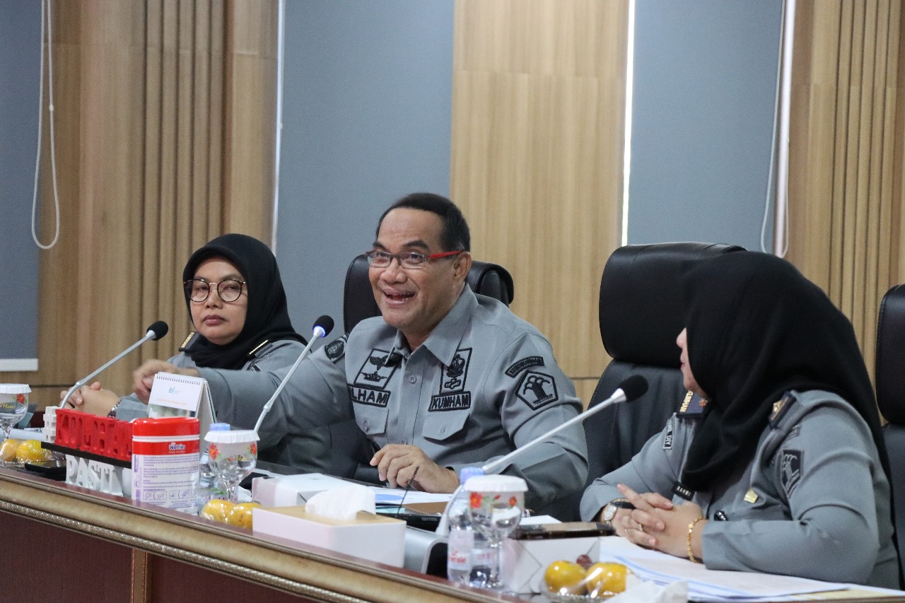 Kanwil Kemenkumham Sumsel Gelar Rapat Percepatan Kegiatan Tahun Anggaraan 2024, Utamakan Divisi Yankumhan