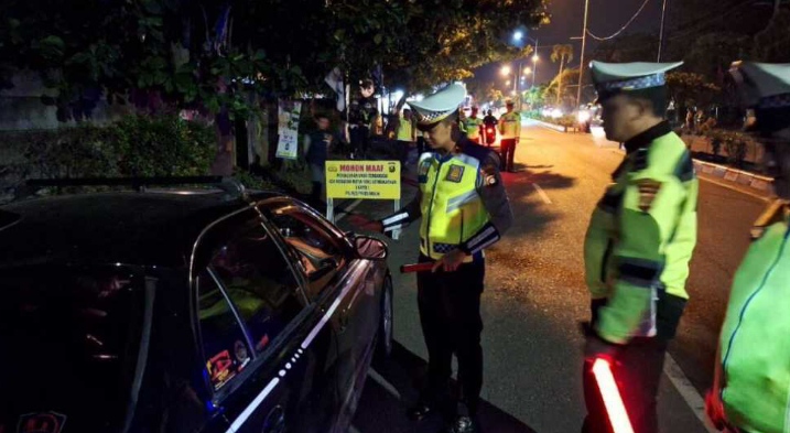 Cipta Kondisi Damai, Polres Prabumulih Lakukan Razia Gabungan