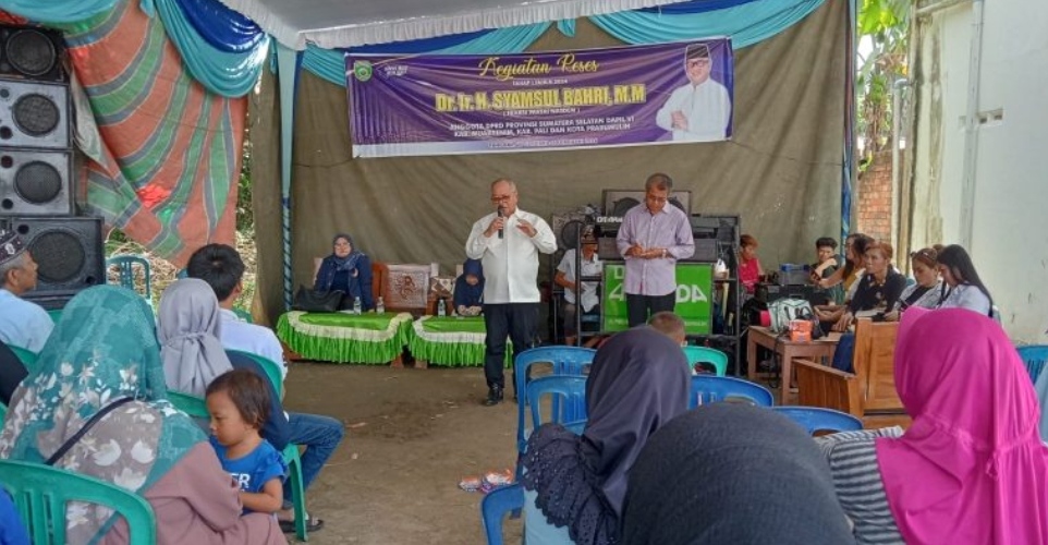 Fraksi Partai Nasdem Sumsel Serap Aspirasi Masyarakat, Ini Kata H Samsul Bahri?