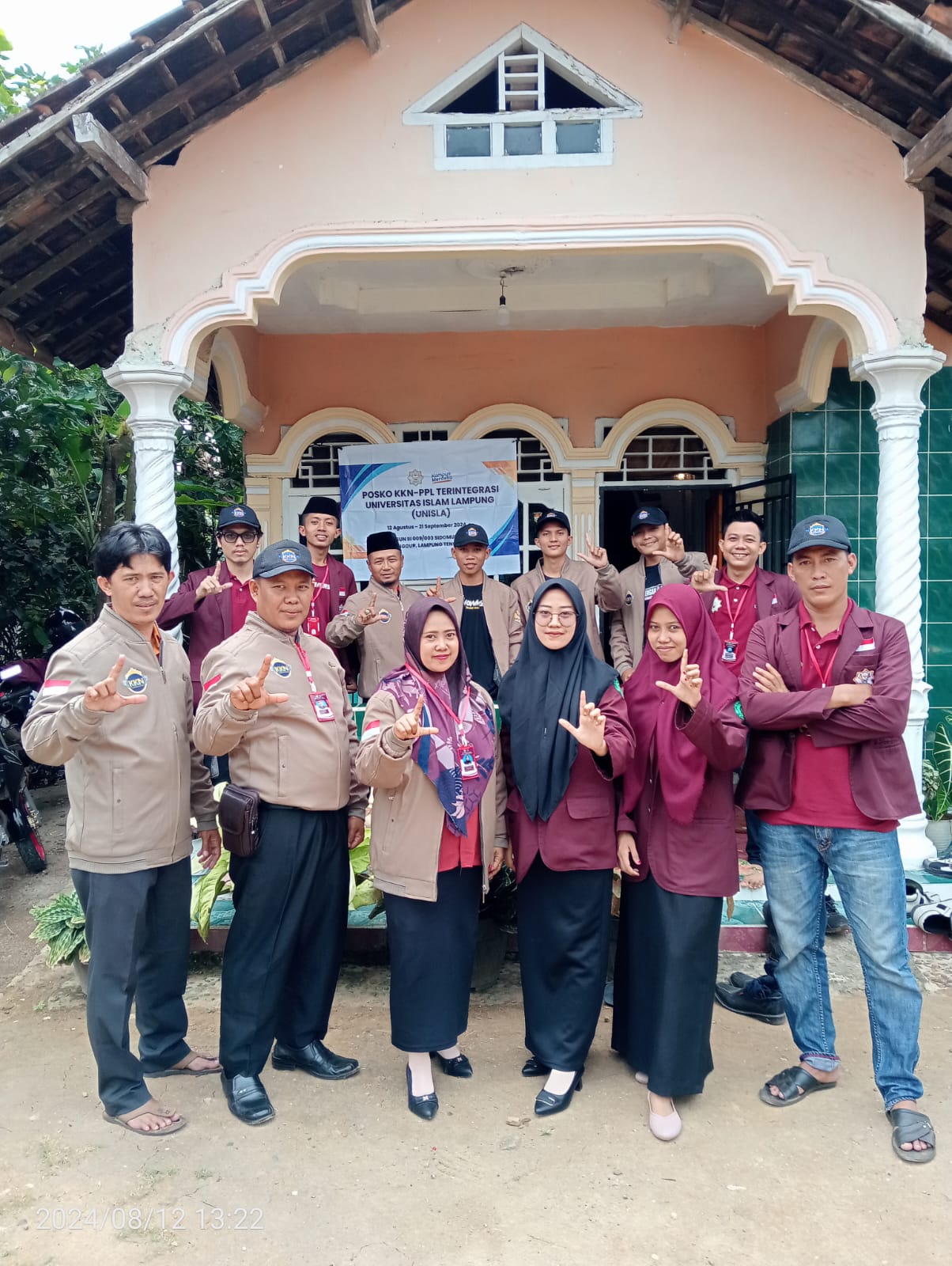 Kades Sido Mulyo Sambut Puluhan Mahasiswa KKN dan PPL Universitas Islam Lampung