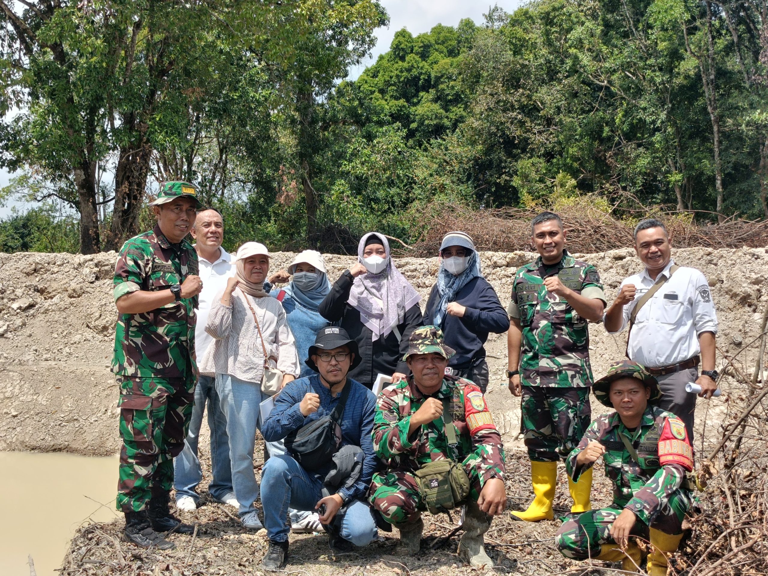 Dandim Tri Budi Wijaya Bersama Tim Audit Irjen Kementan RI Gelar Uji Petik Optimalisasi Lahan di Kecamatan Sungai Rotan dan Muara Belida 