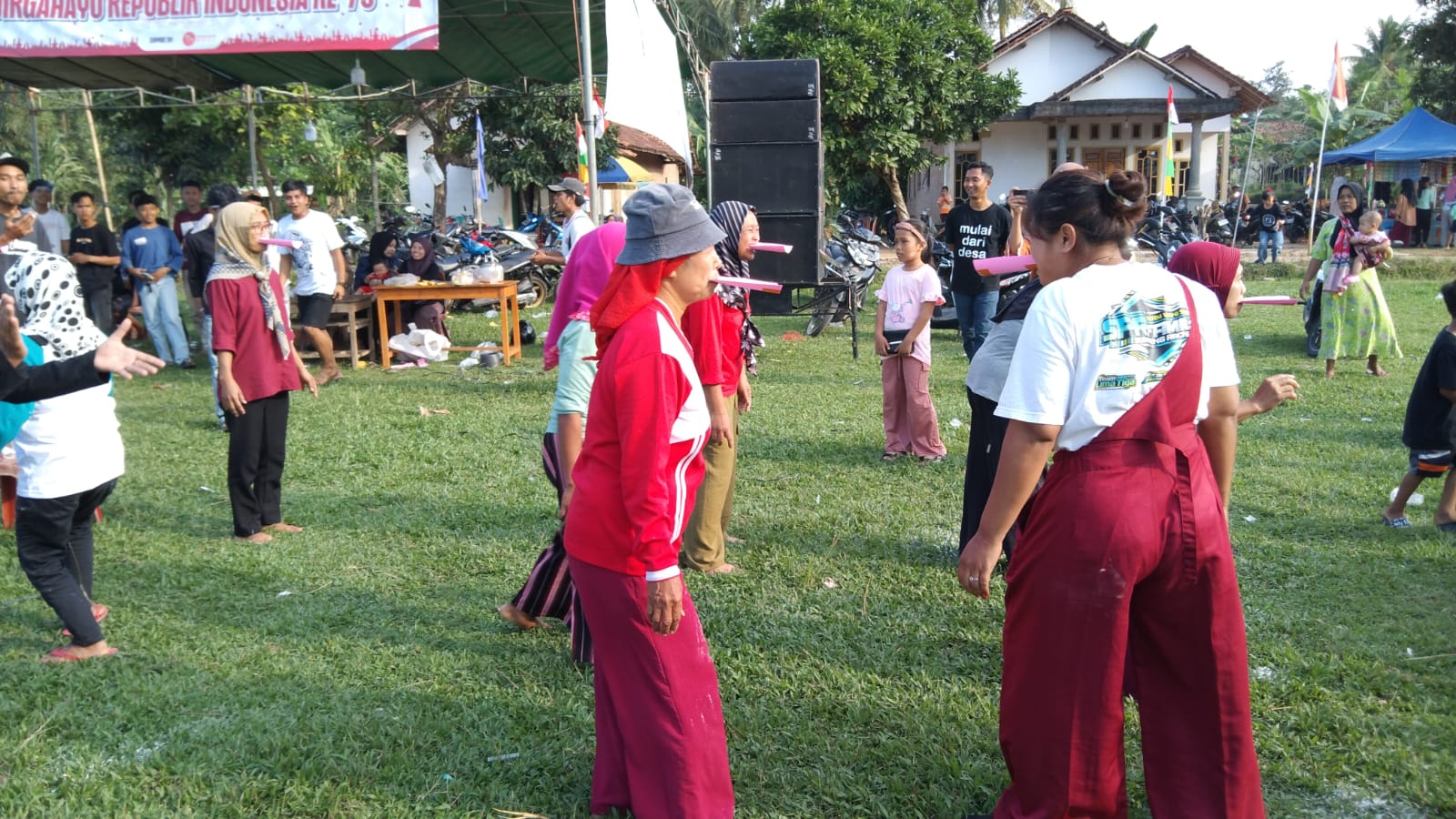 Rayakan HUT RI ke 79, Kampung Sidodadi Gelar Pesta Olahraga Rakyat dan Sholawat Bersama 