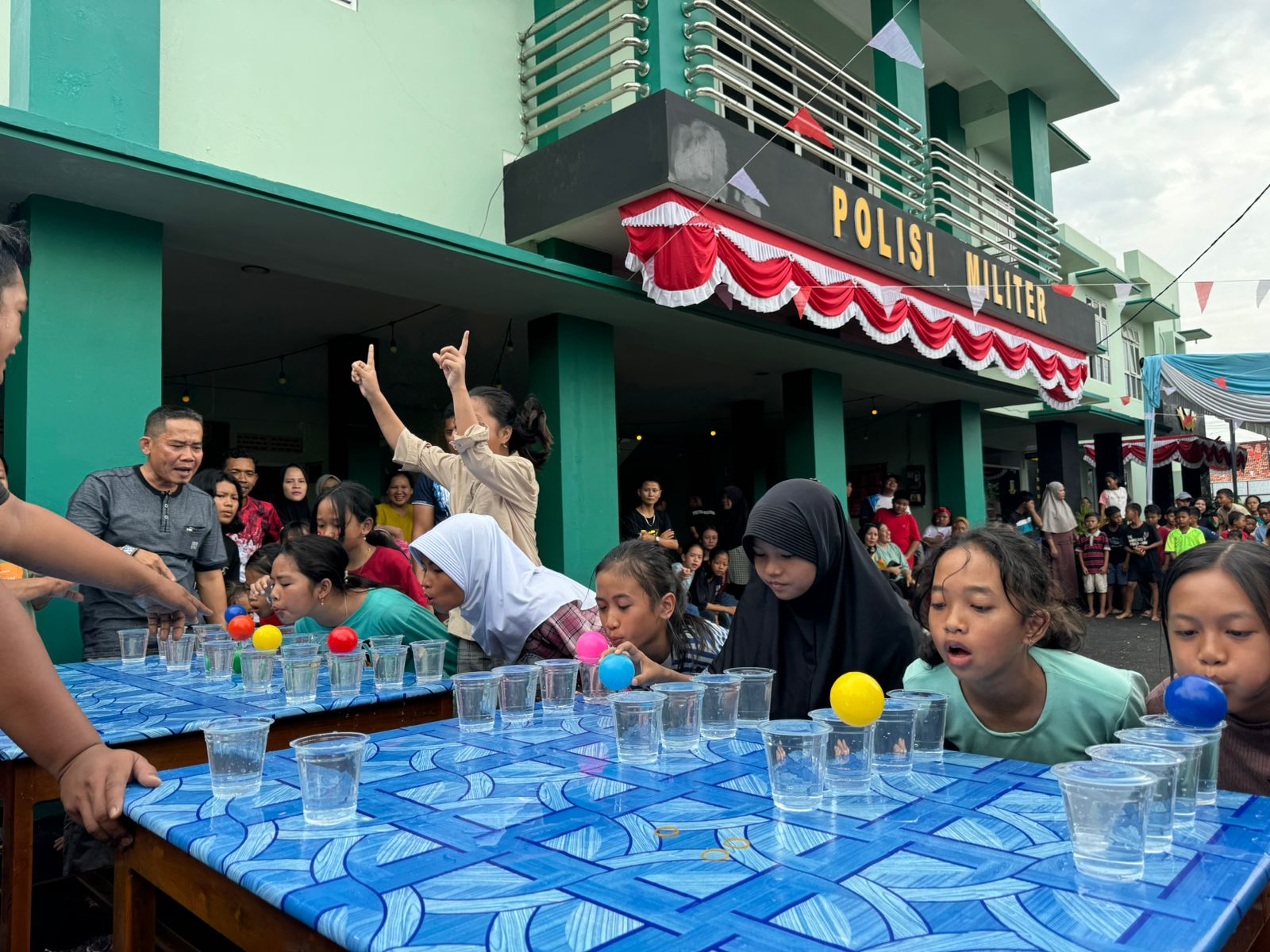 Rebut Hadiah Sepeda, Ratusan Anak-anak Antusias Ikuti Lomba Subdenpom Persiapan Sekayu