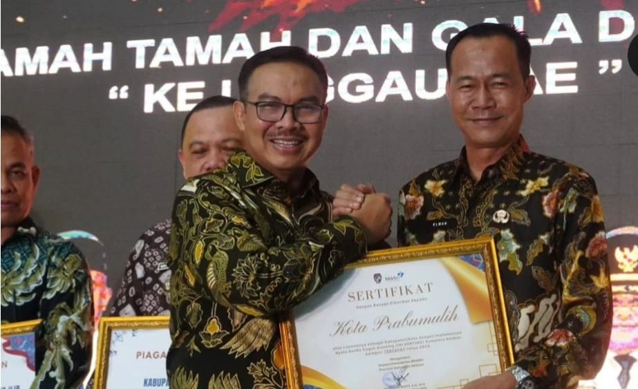 Tekan Kasus Stunting, Pemkot Prabumulih di Ganjar Penghargaan INI GENTING Tercepat di Provinsi Sumsel oleh BKKBN RI