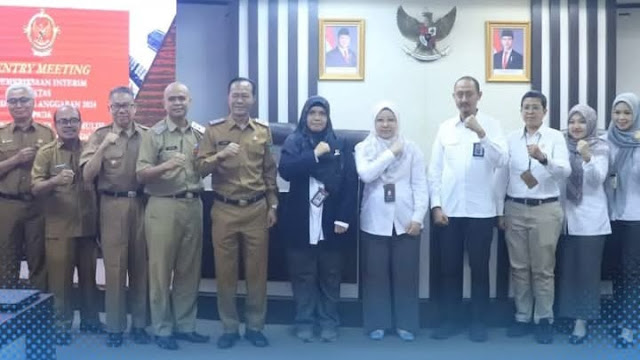 Sekda Prabumulih Hadiri Entry Meeting Audit Pendahuluan Atas LKPD Anggaran 2024