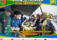 Pangan Murah Siap Dibeli Masyarakat Kendari Pasca Pembukaan TMMD 127