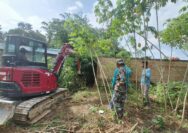 Kodim 1417/Kendari Optimalkan Alat Berat untuk Pembangunan Drainase TMMD ke-127