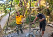 Wujudkan Mimpi Warga, Satgas TMMD 127 Kodim Kendari Hadirkan Sumber Kehidupan di Tondonggeu