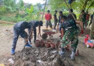 TNI AL dan AD Bersinergi dalam Sasaran Fisik TMMD 127 di Anggoeya