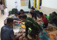 Hangatnya Kebersamaan, Personel Satgas TMMD 127 Kodim 1417/Kendari Gelar Buka Puasa Bersama