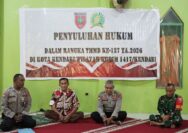 TMMD ke-127 Gelar Penyuluhan Hukum di Kendari