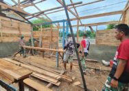 Progres Dinding Rumah Layak Huni TMMD 127 Kendari Capai 90 Persen