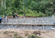 Talud Penahan Longsor Sepanjang 10 Meter Hasil TMMD 127 Kodim Wonogiri Rampung 100%
