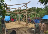 Menatap Masa Depan: Tegaknya Rangka Rumah RTLH TMMD Kendari Jadi Simbol Harapan Baru Warga  ​