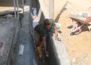 Cegah Luapan Air, Satgas TMMD 127 Tingkatkan Kapasitas Drainase di Kelurahan Anggoeya  ​