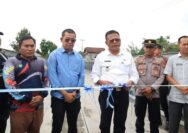 Wali Kota Prabumulih Resmikan Jembatan Bailey Muara Dua
