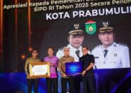 Pemkot Prabumulih Raih Penghargaan Implementasi SIPD RI 100 Persen dari Bank Sumsel Babel