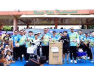 Wali Kota Didampingi Wakil Wali Kota Prabumulih Ikut Meriahkan Jalan Santai dan Senam Bersama