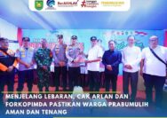 Menjelang Lebaran Cak Arlan dan Forkopimda Pastikan Warga Prabumulih Aman dan Tenang