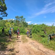 Satgas TMMD Ke-128 Kodim 1629/SBD Fokus Bersihkan Jalan untuk Akses Warga yang Lebih Baik