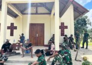 Hangatkan Hubungan TNI dan Rakyat, Satgas TMMD Komsos di Desa Umbu Wangu
