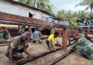 Pembangunan Rumah Terus Digenjot, Satgas TMMD Kodim 1710/Mimika Kejar Target Penyelesaian