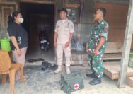 Tim Kesehatan Lapangan TMMD Reguler 128 Berikan Layanan Kesehatan Kepada Masyarakat