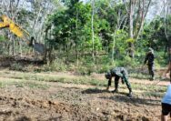 Progres Meningkat di Hari ke-8, Satgas TMMD Kodim 0402/OKI Kebut Pembukaan Jalan