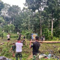 Persiapan Matang, Pemasangan Alat Sumur Bor TMMD 128 Berjalan Teliti