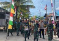 Tim Wasev TMMD ke-128 dari PJO TMMD Tinjau Langsung Sasaran di Kampung Keakwa