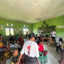 Sasaran Nonfisik TMMD 128, Satgas Kodim 1629/SBD Gelar Penyuluhan Kesehatan