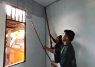 Pengerjaan Rumah Ibu Natalia Natipia Masuki Tahap Pengecatan Dinding Kamar