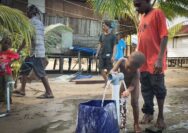 Sumur Bor Pertama Hadir di Kampung Keakwa, Warga Tak Lagi Bergantung pada Air Hujan