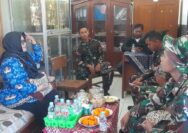 Personel Satgas TMMD Reg-128 Kodim 0725/Sragen Sambangi SDN Plumbungan IV pada Peringatan Hardiknas Th 2026