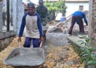 Dorong Angkong Demi Percepatan Pengecoran, Progres Rumah Shahroni Capai 65 Persen