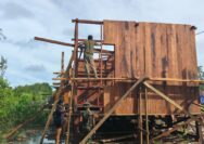 Satgas TMMD Kodim 1710/Mimika Tuntaskan Pemasangan Dinding, Progres Capai 50 Persen