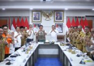 Pimpin Rakor Banjir, Gubernur Herman Deru Instruksikan Satgas, CCTV, dan Perbaikan Drainase Terdampak Tiang LRT