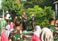 Puro Bergoyang Satgas TMMD Reg 128 Kodim Sragen dan Buseli Serbu Balai Desa  ​