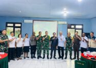 Tim Wasev Terima Paparan Progres TMMD Ke-128 Kodim 1708/BN di Distrik Bondifuar