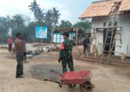 Wadansatgas TMMD Ke-128 Kodim 0402/OKI Turun Langsung Pastikan Progres Pekerjaan Tepat Waktu