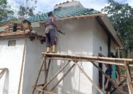 Satgas TMMD Kodim 0402/OKI Gotong Royong Bangun Musholla Bersama Warga