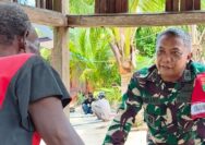 Pererat Kebersamaan, Danki Satgas TMMD Kodim 1710/Mimika Silaturahmi dengan Warga
