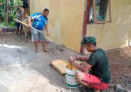 Pembangunan Rumah TMMD ke-128 Kodim 1708/BN Masuki Tahap Pengecatan