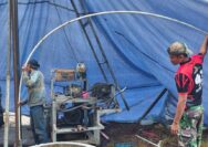 Progres Pembangunan Sumur Bor TMMD Ke-128 Terus Dikebut
